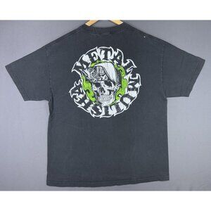 Vintage Y2K Metal Mulisha Skull MMA Motocross XL Promo Skate Punk XL Black T